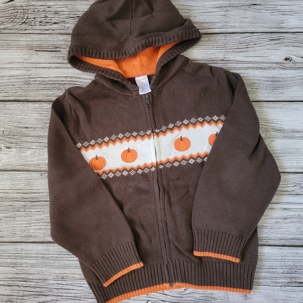 Gymboree Pumpkin Sweater Size 4T VGUC Vintage